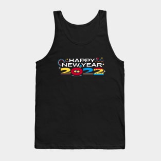 HAPPY NEW YEAR TYPEFACE Tank Top